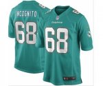 nike nfl miami dolphins #68 incognito green [game]