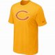 Chicago Bears sideline legend authentic logo dri-fit T-shirt yel