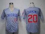 Baseball Jerseys chicago cubs #20 diamond grey
