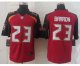 nike nfl tampa bay buccaneers #23 barron red [nike limited][2014