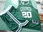 nba boston celtics #20 allen green suit cheap jerseys [new fabri
