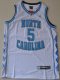 NBA College Jerseys North Carolina #5 Ty Lawson white