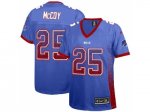 Women Nike Buffalo Bills #25 LeSean McCoy blue jerseys [elite Dr