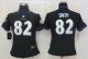 nike women nfl baltimore ravens #82 smith black jerseys