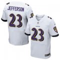 Men's NFL Baltimore Ravens #23 Tony Jefferson Nike White Stitched Elite Jerseys