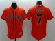 mlb houston astros #7 craig biggio orange majestic flexbase authentic collection jerseys