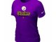 Women Pittsburgh Steelers Purple T-Shirt