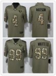 Football Houston Texans Stitched Olive and Camo 2017 Salute to Service Limited Jersey