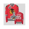 nhl chicago blackhawks #35 esposito red [2013 Stanley cup champi