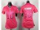 nike women nfl new york giants #10 manning pink jerseys