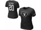 Women Nike Oakland Raiders #20 Darren McFadden Name & Number T-S