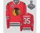 nhl chicago blackhawks #35 esposito red [2013 stanley cup]