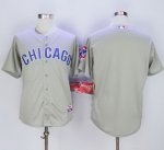 mlb chicago cubs blank grey road cool base jerseys