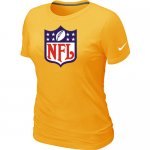 Women Nike NFL Sideline Legend Authentic Logo Yellow T-Shirt