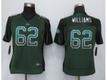 Women Nike New York Jets #62 Williams green Drift Fashion Jersey