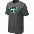 New York Jets sideline legend authentic logo dri-fit T-shirt dk