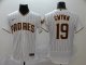 Men's San Diego Padres #19 Tony Gwynn White 2020 Stitched Baseball Jersey