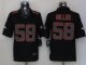 nike nfl denver broncos #58 miller black jerseys [nike limited]