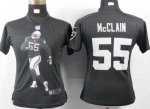 nike women nfl oakland raiders #55 mcclain black jerseys [portra