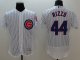 mlb chicago cubs #44 anthony rizzo majestic white flexbase authentic collection jerseys