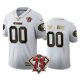 Custom 49ers White 75th Anniversary Jerseys Golden Edition Jersey
