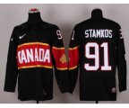 nhl team canada #91 stamkos black [2014 winter olympics]