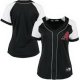 customed women mlb arizona diamondbacks blank majestic black fashion jerseys