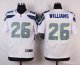 nike nfl seattle seahawks #26 williams elite white jerseys