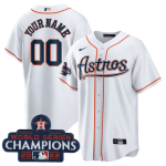 Houston Astros 2022 Champions White Cool Base Stitched Jerseys ASTROS Letter