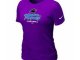 Women Carolina Panthers purple T-Shirt