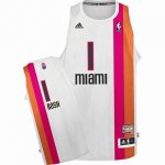 NBA jerseys miami heat #1 bosh white(ABA Hardwood Classic) cheap
