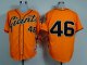 mlb san francisco giants #46 casilla orange jerseys