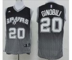 nba san antonio spurs #20 ginobili black-grey jerseys [drift fas