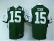 nike nfl new york jets #15 tebow green jerseys [game]