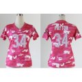 nike women nfl chicago bears #34 payton pink [fashion camo]