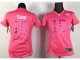 nike women nfl new york jets #15 tebow pink jerseys