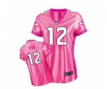 nike women nfl seattle seahawks #12 fan pink [nike love]