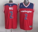 Men Washington Wizards #2 John Wall Red Fashion Swingman Jerseys