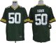 nike nfl green bay packers #50 hawk green jerseys [game]