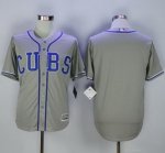 mlb majestic chicago cubs blank grey new cool base jerseys