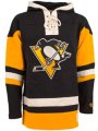 Men NHL Pittsburgh Penguins Heavyweight Jersey Alternate Lacer Hoodie
