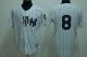 Baseball Jerseys new york yankees #8 berra white(2009 logo)
