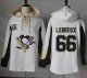 Penguins #66 Mario Lemieux White Pullover Hoodie Stitched NHL Jersey