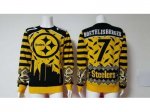 Nike Pittsburgh Steelers #7 Ben Roethlisberger Yellow jerseys Sw