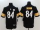 Men NFL Pittsburgh Steelers #84 Antonio Brown Nike Black Vapor Untouchable Limited Jerseys