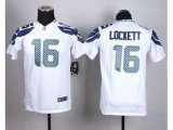 Youth Nike Seattle Seahawks #16 Tyler Lockett Steel white jersey