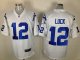 nike nfl indianapolis colts #12 andrew luck game white cheap jer