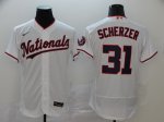 Men's Washington Nationals #31 Max Scherzer New White 2020 Stitched Baseball Jerseys