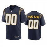 Los Angeles Chargers Custom Navy 2020 Game Jersey