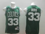 nba boston celtics #33 bird green jerseys